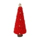 thumbnail image 1 of Estatua de árbol de Navidad, escultura de madera, manualidades decorativas, figura de árbol de Navidad, adorno para dormitorio, estantería, decoración Rojo, 1 of 8