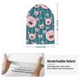 thumbnail image 2 of Yiaed Funny Pig Faces Print Winter Beanie for Men Women, Fleece Lined Beanie Soft Warm Knit Hat Ski Stocking Cuffed Ca, 2 of 6