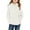 Beige, variant on ZyeKqe Womens Hoodies Fleece Oversized Sweatshirts Long Sleeve Shirts Solid Color Spring Fall Clothes with Pocket