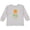 Athletic Heather, variant on Inktastic Happy Fall Y'all, Pumpkin, Arrow - Orange Green Boys or Girls Long Sleeve Toddler T-Shirt