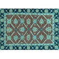 thumbnail image 1 of Ahgly Company Indoor Rectangle Abstract Light Blue Modern Area Rugs, 8' x 10', 1 of 4
