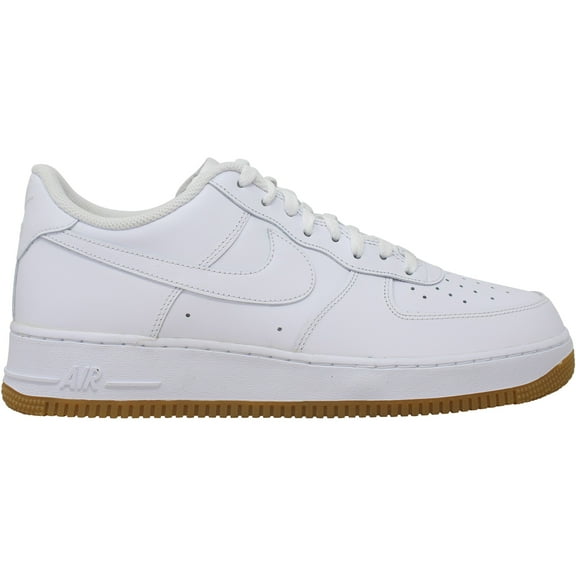 Men's Nike Air Force 1 '07 White/White-Gum Light Brown (DJ2739 100) - 13
