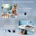 thumbnail image 3 of Qoosea CD Player Portable Bluetooth: CD Players for Home with Speakers Rechargeable & Radio & Remote Control Vintage CD-Player Support USB/AUX Playback Headphone Jack, 3 of 9