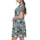thumbnail image 2 of Balery Farm Animals 1 Vestidos sueltos de manga corta para mujer, vestidos de verano 2025, vestidos casuales de corte A con vuelo., 2 of 6