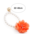 thumbnail image 2 of Pet Pearl Necklace Flower Elastic Collar Cat Accessories Teddy Small and Medium-Sized Dog Collar, 2 of 5