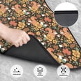 thumbnail image 3 of Sikiie Squirrel Mushroom Yellow Flower Car Foot Mat Set of 4 Pieces Basics Universal Fit Rubber Carpet Floor Mats For Car SUV Van & Truck, 26.8"L x 17.3"W (Front), 13"L x 17.3"W(Rear), 3 of 6