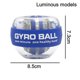 thumbnail image 2 of Ejercitador de muñeca de bola giroscópica de arranque automático/juguete de descompresión de equilibrio/núcleo de bola de Metal con luz LED Ormromra, 2 of 5