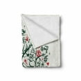 thumbnail image 2 of Christmas Soft Flannel Fleece Blanket, Large Tree with New Year Ornaments Presents and Candles Angels Holiday Theme, Cozy Plush for Indoor and Outdoor Use, 50" x 70", Green Vermilion, by Ambesonne, 2 of 6