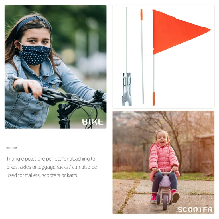 Bicycle safety 2024 flags walmart