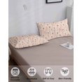 thumbnail image 4 of Pink Spring Floral Pillow Covers King Size, Watercolor Botanical Summer Soft Bed Throw Pillowcases Breathable Cooling Long Lumbar Body Pillow Sham Cover for Bed Sofa 20''x40'', 4 of 7