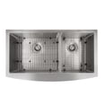thumbnail image 5 of Zline Kitchen and Bath ZLINE Farmhouse Double Bowl Stainless Steel Sink with Bottom Grid, 5 of 5