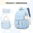 thumbnail image 2 of Mochila DIGOBAY para escuela de niñas con lonchera y estuche para lápices, 2 of 7