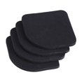 thumbnail image 4 of Anti-Vibration Pad, EVA Washer Pad Anti-Vibration 4Pcs Anti-slip Black Safe  For Washing Machine For Bathroom For Home For Refrigerator Pads, 4 of 8