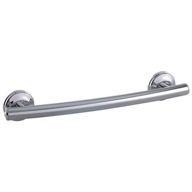 Grabcessories 61026 16 in. Curved Transitional Bar, Chrome