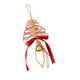 thumbnail image 3 of Christmas Árbol Colgante Adorno Decorativo con Campana Elaborado a Mano en Cuerda Y Metal Apto para Decorar Árboles Paredes Ventanas Y para Regalar en Rosa, 3 of 8