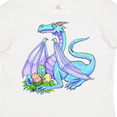 thumbnail image 4 of Inktastic Blue Easter Dragon with Painted Eggs Boys or Girls Toddler T-Shirt, 4 of 5