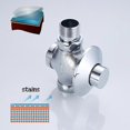 thumbnail image 2 of RAIN Toilet Flush Valve Aquaflush Press Button Self-closing Concealed Style, 2 of 5