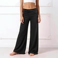 thumbnail image 2 of Xyant Girl's Polka Dots Fold Over Baggy Sweatpants Wide Leg Y2k Pants,Size 7-8 Years, 2 of 6