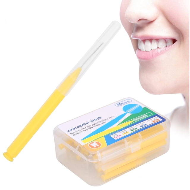 Interdental Brush Tooth Cleaning Tool Teeth Cleaner Toothpick 60pcs Per Box Applicable For Periodontal Care