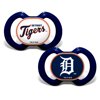 BabyFanatic Officially Licensed Unisex Pacifier 2-Pack - MLB Detroit Tigers
