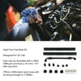 thumbnail image 2 of High Flow Fuel Rails Kit ‑8AN Port Billet Aluminium Black Stable Performance EFI for LS1 LS6, 2 of 5