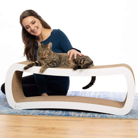 UPC 859473002246 product image for PetFusion Jumbo 2 level Cat Scratcher Lounge Scratch  Play  Perch  and Hide Pet  | upcitemdb.com