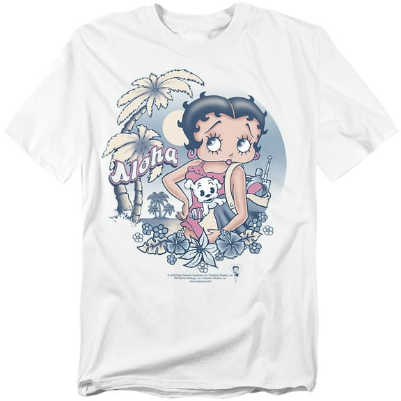 Betty Boop T-Shirt Aloha Unisex Graphic Tee For Men & Women