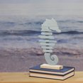 thumbnail image 3 of 11.5" Cape Cod Inspired Table Top Blue and White Seahorse Decoration, 3 of 3