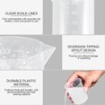 thumbnail image 3 of Shisuyan UEETEK 6pcs 100mL PP Plastic Measuring Cups Graduation Beakers Measuring Cups Liquid Container, 3 of 8