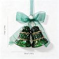 thumbnail image 4 of Clearance! Christmas Ornaments Dark Green Frosted Gradient Decorations, Xmas Tree Hanging Pendants, Seasonal Indoor Outdoor Decor for Christmas Tree Mantel Wall, 4 of 7