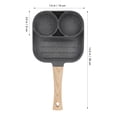 thumbnail image 4 of Miangastore 1Pcs Fried Egg Skillet Nonstick Omelette Pan Aluminium Grey Simple Design Kitchenware, 4 of 8