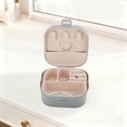 thumbnail image 4 of Unique Bargains Square Multi-Function Jewelry Box Organizer for Storing Space Gray, 4 of 5