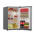 thumbnail image 3 of Hamilton Beach 4.3 Cu.Ft Mini Fridge, All Refrigerator (No Freezer), Compact Refrigerator, Energy Star, Reversible Door, Stainless Steel, 3 of 5