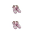 thumbnail image 1 of Bewildely Zapatos decorativos de muñeca para niños, diseño Simple, juguete deportivo de moda, zapato alto, juguete, estilo informal, Rosa 2piezas, 1 of 1