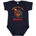 thumbnail image 3 of Inktastic Gobble Wobble Turkey Boys or Girls Baby Bodysuit, 3 of 5