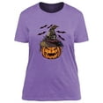 thumbnail image 5 of XCHQRTI Pumpkin Shirt for Women Vintage Halloween Tshirt Graphic Shirts Funny Retro Short Sleeve Tops, 5 of 8