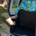 thumbnail image 4 of Drydeepin Peacock Feather Car Back Seat Cover, Rear Bench Seat Towel Cover for Truck SUV Van Sedan, Saddle Blanket After Gym Workout Hiking, Car Accessories, 4 of 7