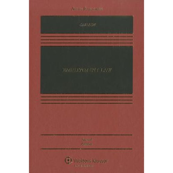 Pre-Owned Employment Law (Hardcover) by Richard Carlson