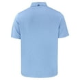 thumbnail image 3 of Men's Cutter & Buck Heather Powder Blue Denver Broncos Forge Eco Stretch Recycled Polo, 3 of 3
