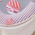 thumbnail image 3 of Toilet Seat Cover Pad Bathroom Soft Thicker Warmer Toilet Seat Cover Pad Home Decoration, 3 of 5