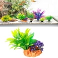 thumbnail image 2 of 1Pcs Artificial Seaweed Water Plants for Aquarium,Plastic Fish Tank Plant Decorations,Lifelike Plastic Water Plants For Aquarium Landscaping and Hideouts,Mini Fish Tank Accessories(Green3), 2 of 8