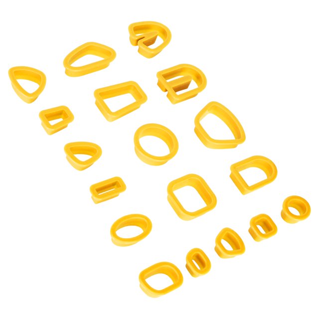 Clay Cutters Set, 129 Pieces, Easy To Use, Plastic, Safe Design, Multipurpose, DIY Gift, for Jewelry Making, Clay Earrings, , Fondants