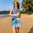 thumbnail image 3 of Disketp Lighthouse in Havana para Vestido sin Mangas para Mujeres, Vestidos de Verano para Mujeres, Casual y Holgado para la Playa, 3 of 7