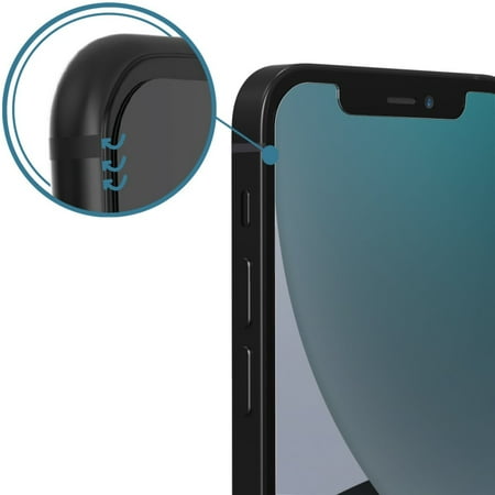ZAGG - InvisibleShield® Glass Elite Privacy+ Maximum Impact & Privacy Filtering Screen Protector for Apple iPhone 12 mini