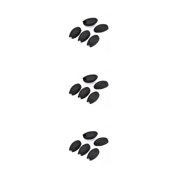 Greeniant 5pcs Saxophone Palm Key Replacement Color Instrument Black Woodwind Cushions Fingers Protective Cover Component Rest Type1
