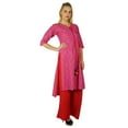 thumbnail image 3 of Bimba Women Ethnic Indian custom Kurta Kurti Traditional Printed Asymmetrical, 3 of 4