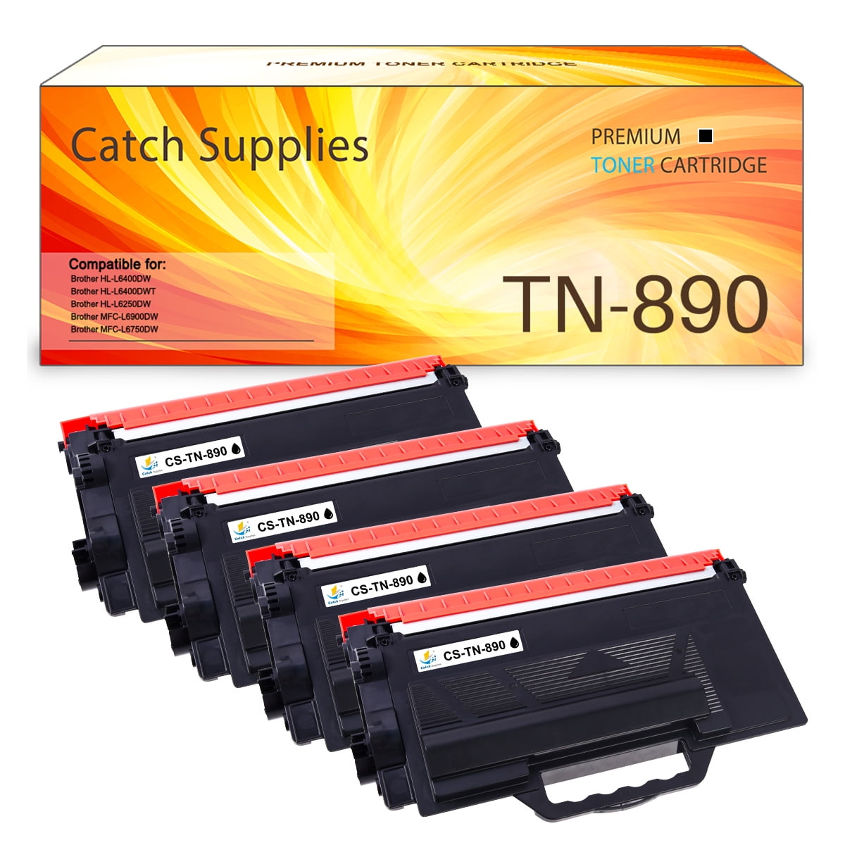 Multipack TN890 Compatible Toner Cartridge For Brother HL-L6400DW HL-L6400DWT 