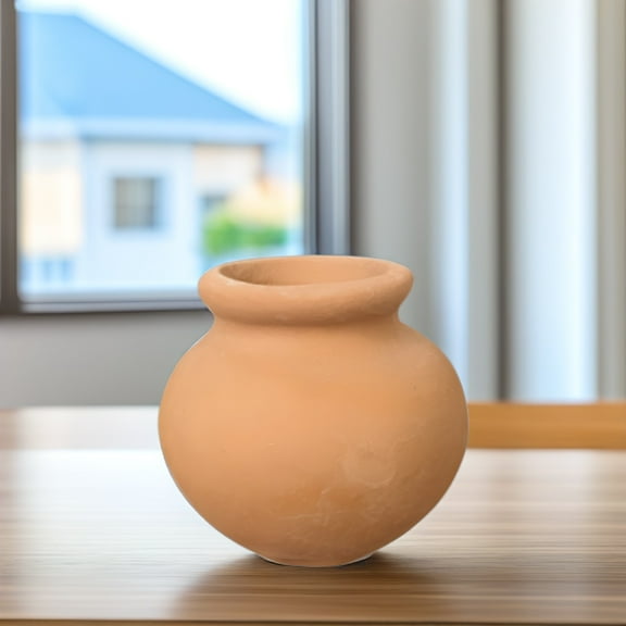 Beaupretty 6Pcs Mini Flower Pots Clay Planter Brown for Indoor Use