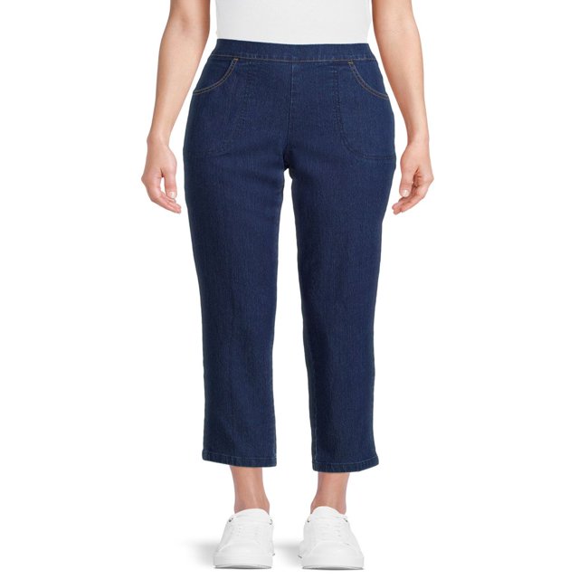 CHOK Women‘s Stretch Pull On Pants with Pockets 29” Inseam for Regular Sizes XS-XXL