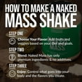 thumbnail image 5 of NAKED Chocolate Peanut Butter Vegan Mass - 1,290 Calories, Nothing Artificial, All Natural Chocolate PB Weight Gainer Protein Powder - 8LB Bulk, GMO Free, Gluten Free & Soy Free - 11 Servings, 5 of 9